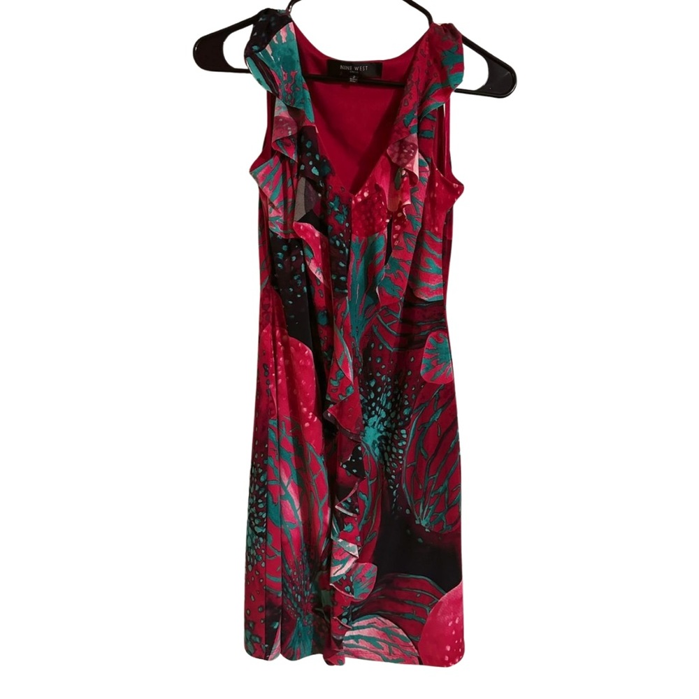 Nine West Mini Ruffle Dress - Picture 3 of 6
